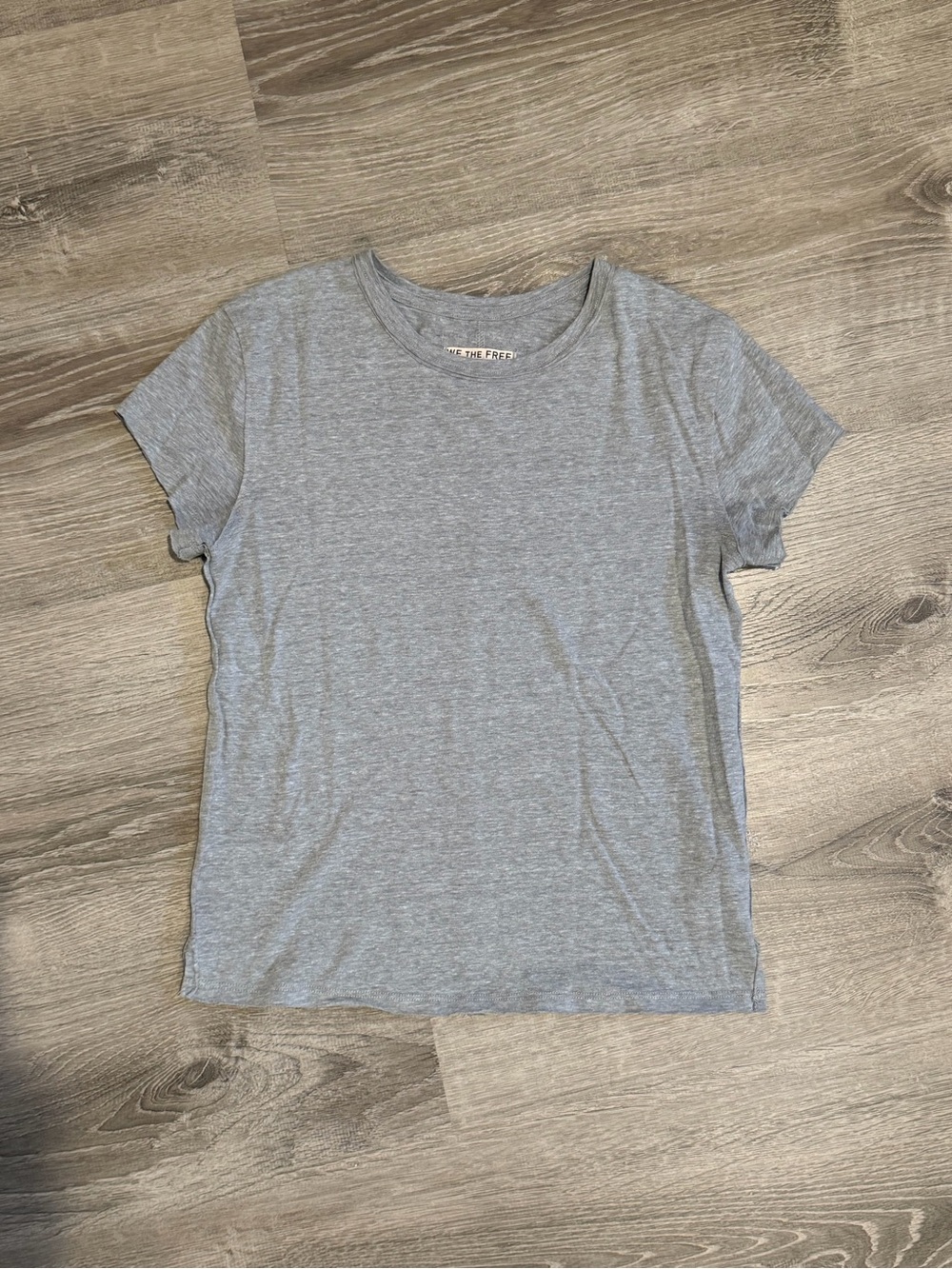 NWOT grey free people tee